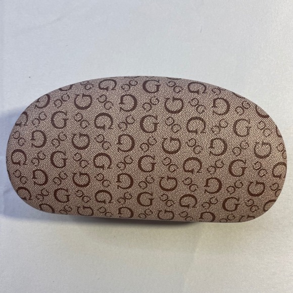 GUESS Black Purple Square Sunglasses with Detachable Scarf Chain Strap and Case - Picture 8 of 9